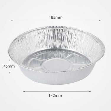 7 Inch Baking Dishes & Pans Round Disposable Baking Tins Aluminum Foil Pans with Lids