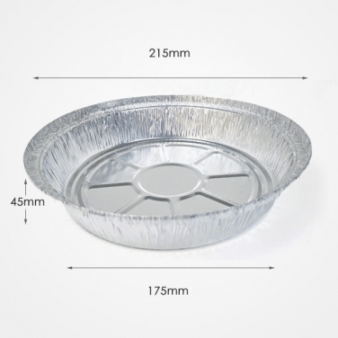 8 Inch Baking Dishes & Pans Round Disposable Baking Tins Aluminum Foil Containers with Lids