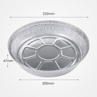 9" Inch Round Disposable Baking Pans Round Aluminum Foil Containers with Lids